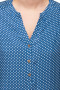 Блуза "Олси" 1710019/1V ОЛСИ (Синий/горох)