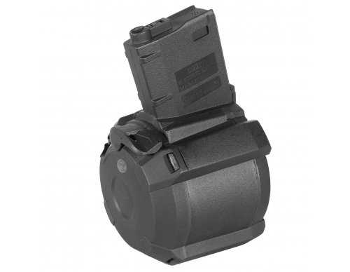 Магазин электрический (BattleAxe) M4 PMAG D-60 2200ш бубен звуковой