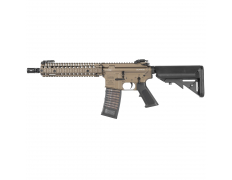 Страйкбольный автомат (Cyma CGS) EMG DANIEL DEFENSE MK18 RIS II GBB 1101 (FDE)